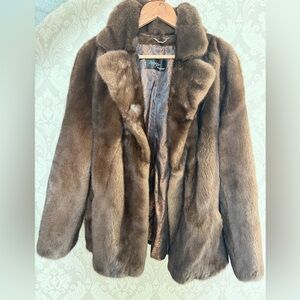 Mink fur coat